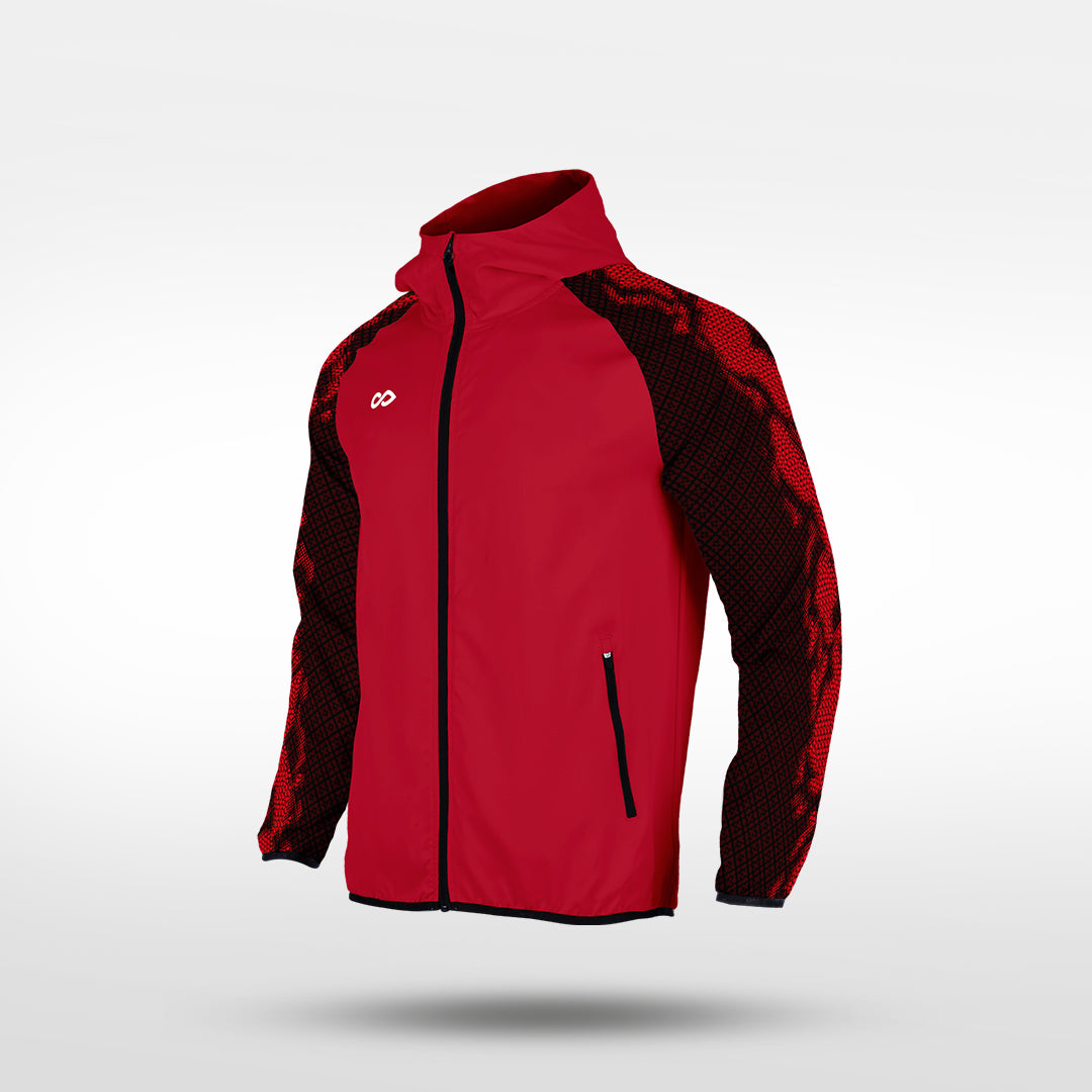 Kid Lightweight Rain Jacket Vanta Series Noctra - AS242XFVG8 red