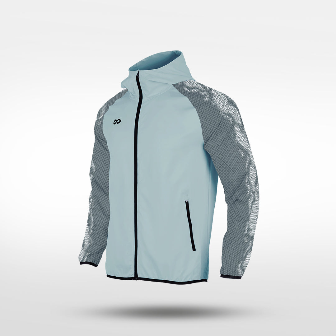 Kid Lightweight Rain Jacket Vanta Series Noctra - AS242XFVG8 silver