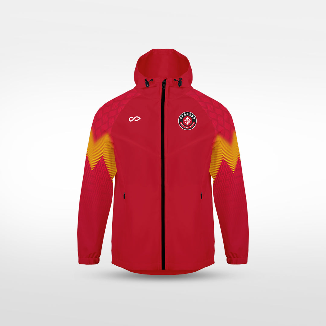 Kid 3rd Gen Rain Jacket Vanta Series Flamor - AS242XFVS8 red