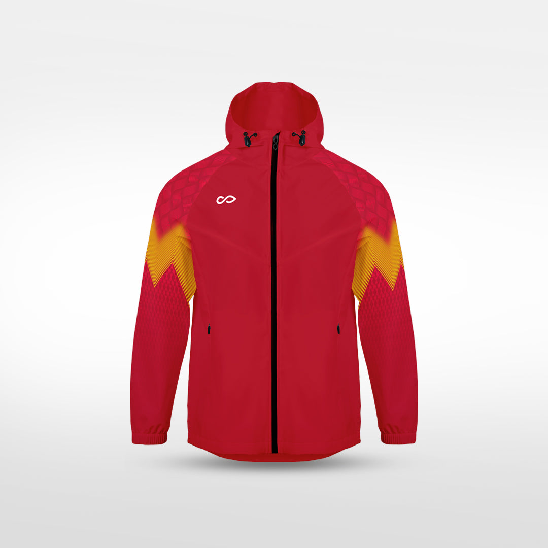 Kid 3rd Gen Rain Jacket Vanta Series Flamor - AS242XFVS8 red