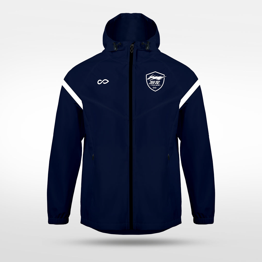 Kid 3rd Gen Rain Jacket Vanta PU Series Youlong - AS242XFYL8 navy