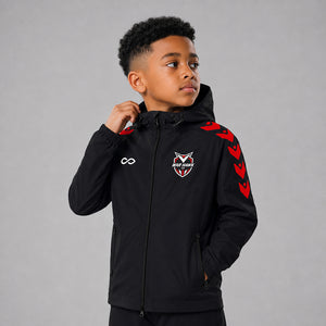 black red