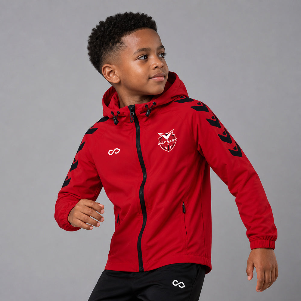 kid 3rd Gen Rain Jacket Vanta PU Series Falcon - AS242XFZS8 red