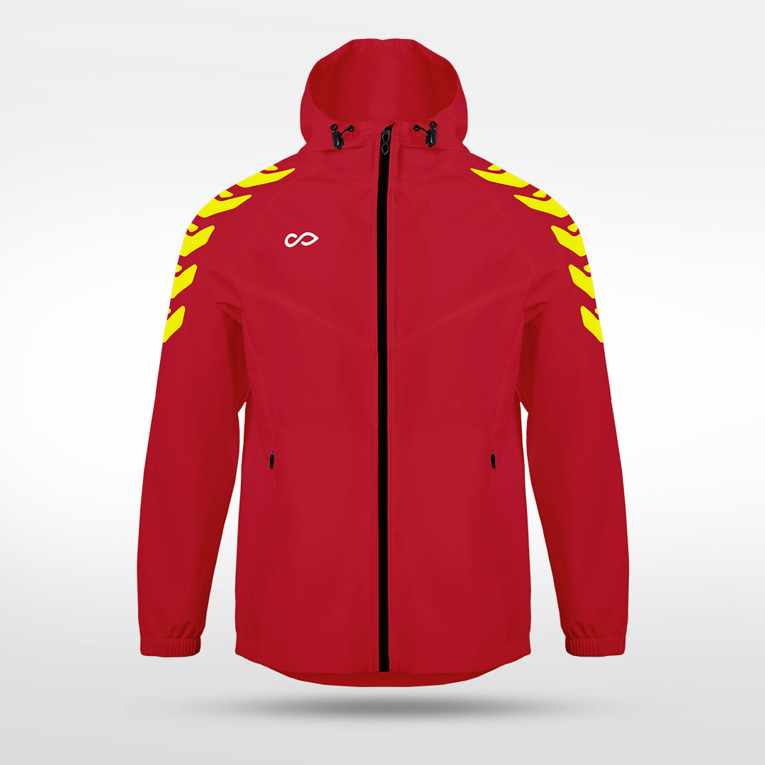 kid 3rd Gen Rain Jacket Vanta PU Series Falcon - AS242XFZS8 red