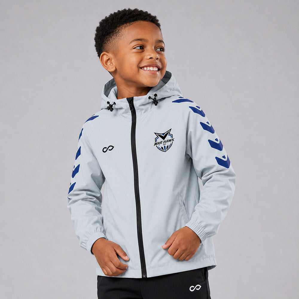 kid 3rd Gen Rain Jacket Vanta PU Series Falcon - AS242XFZS8 silver