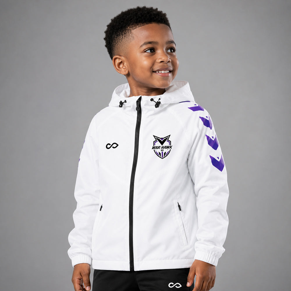 kid 3rd Gen Rain Jacket Vanta PU Series Falcon - AS242XFZS8 white