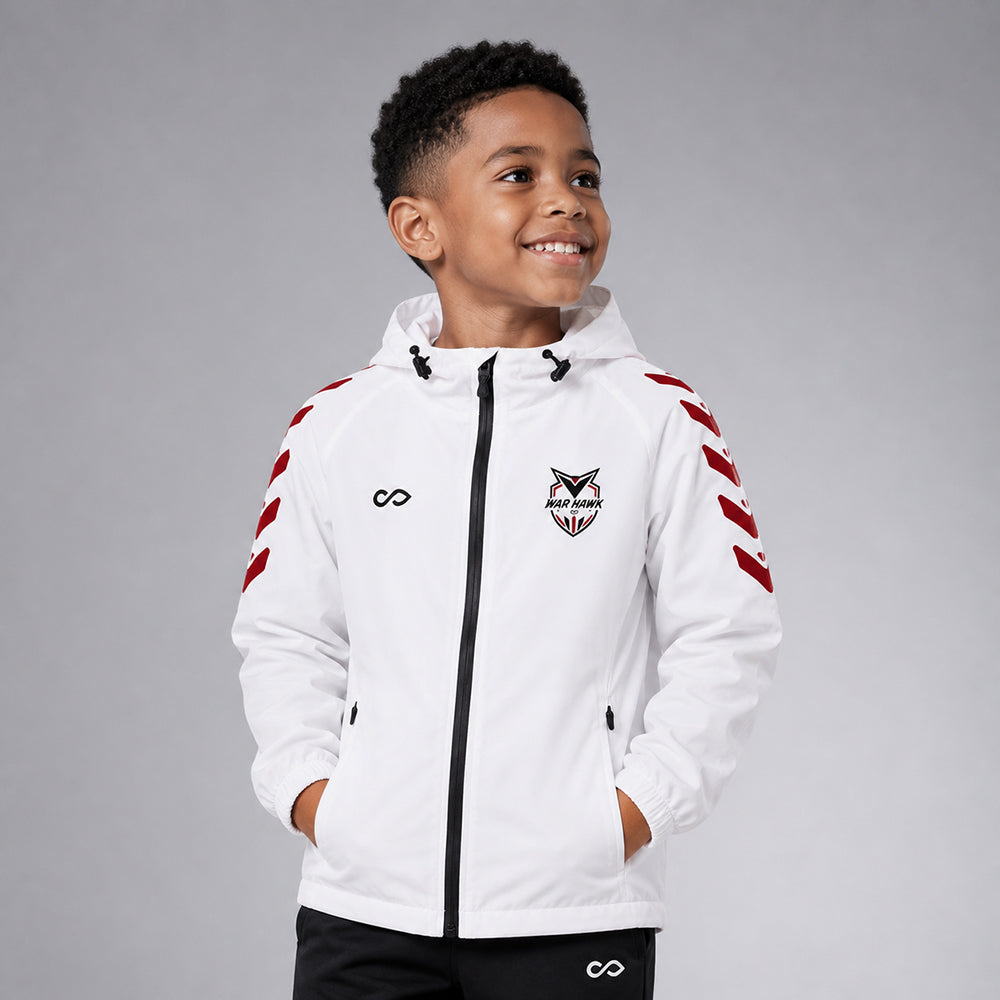 kid 3rd Gen Rain Jacket Vanta PU Series Falcon - AS242XFZS8 white