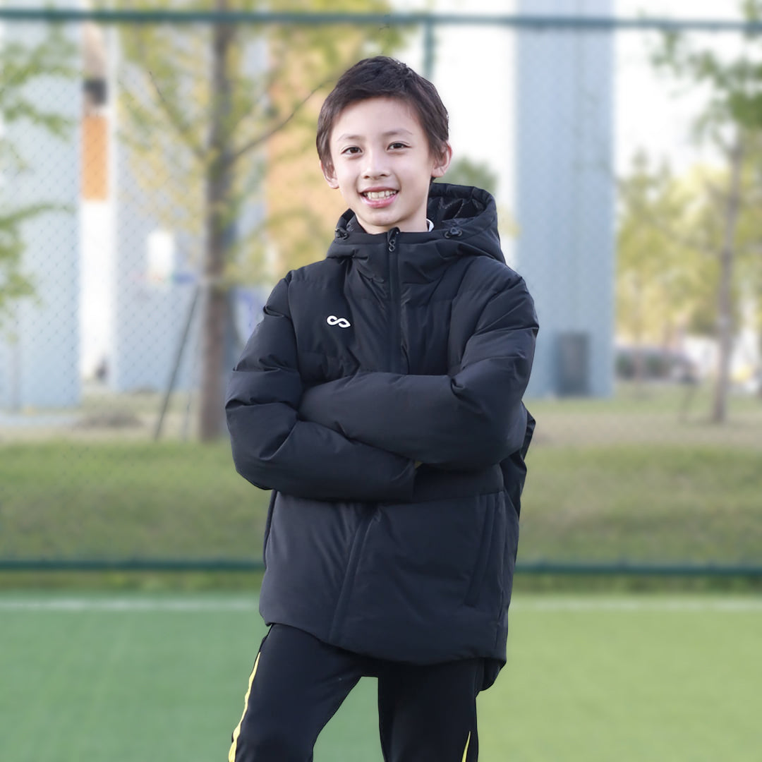 Kid Short Padded Jacket Aestara black