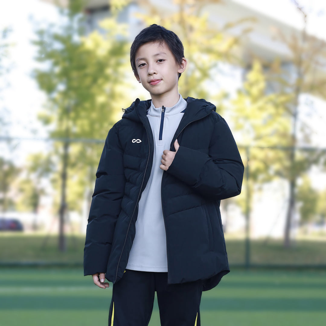 Kid Short Padded Jacket Aestara black