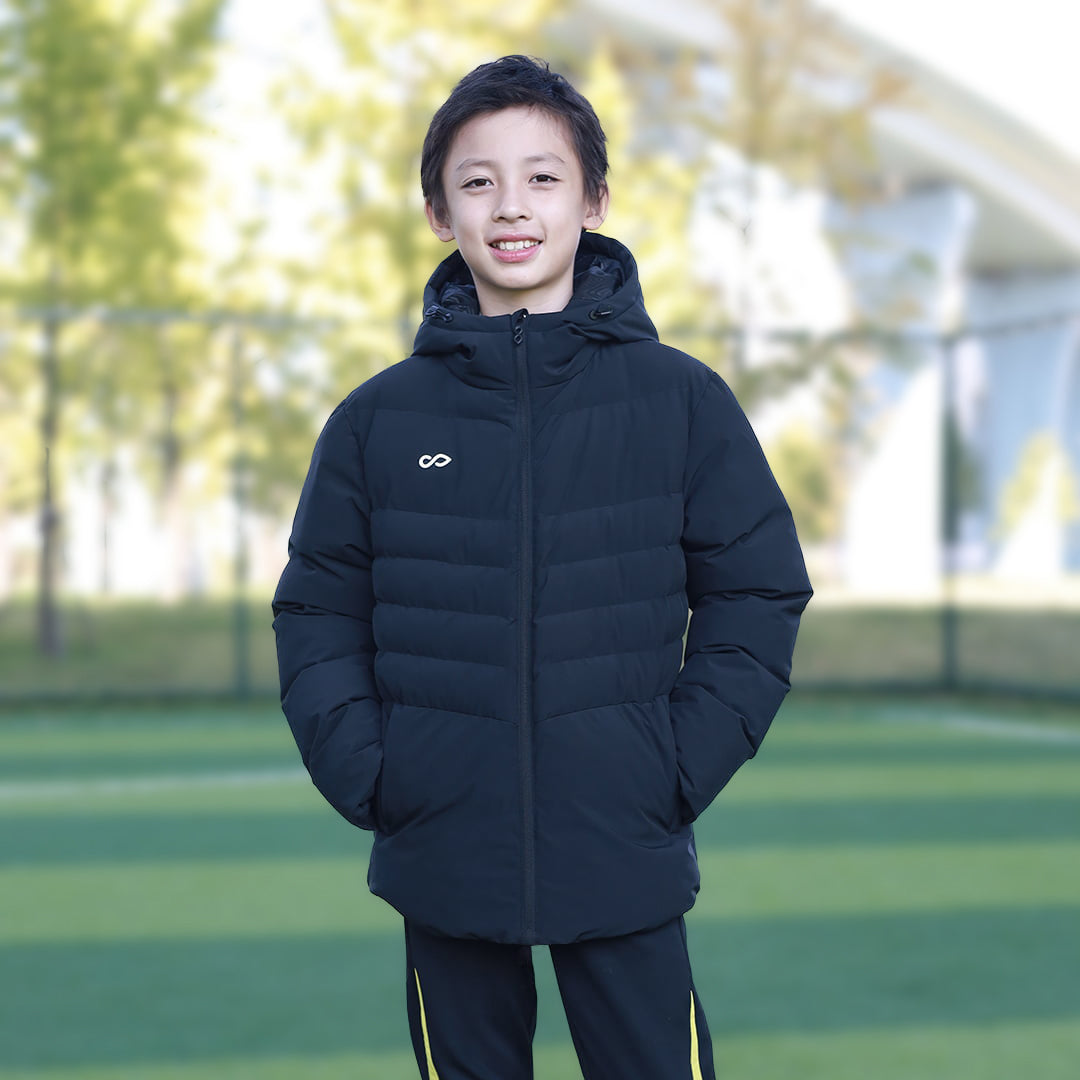 Kid Short Padded Jacket Aestara black