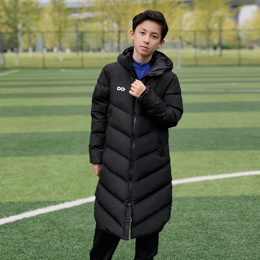 Kid Long Padded Jacket Ventara black