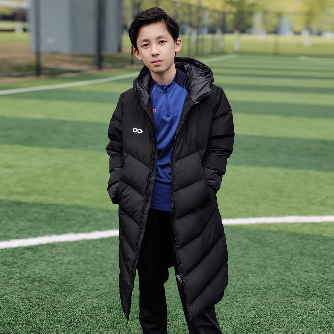Kid Long Padded Jacket Ventara black