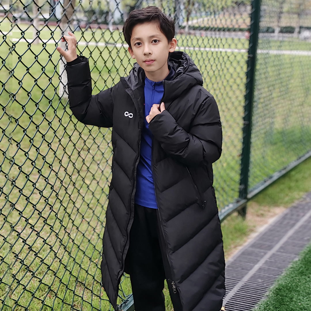 Kid Long Padded Jacket Ventara black