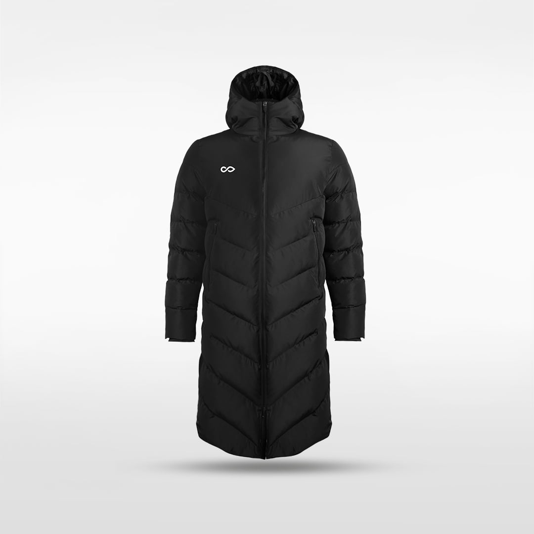Kid Long Padded Jacket Ventara black