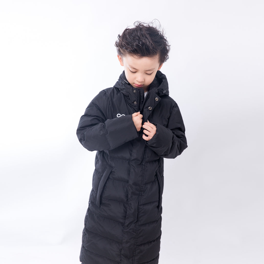 Kid Long Down Jacket Cotton - AS436ATZ8 black