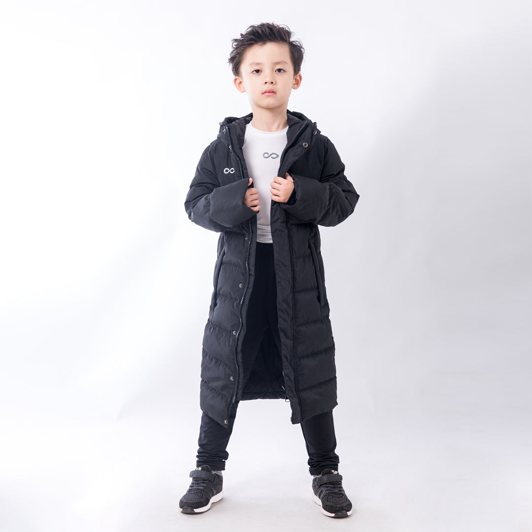 Kid Long Down Jacket Cotton - AS436ATZ8 black