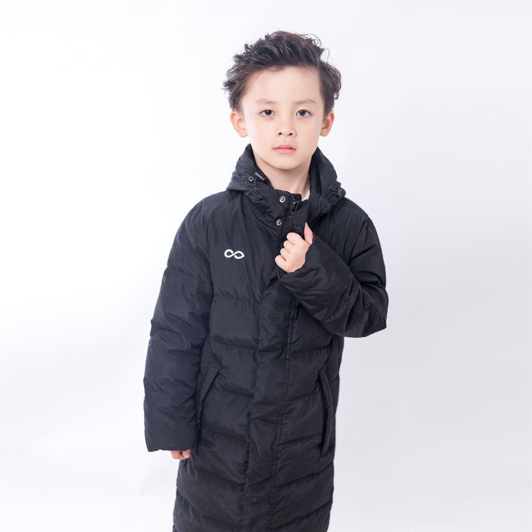 Kid Long Down Jacket Cotton - AS436ATZ8 black