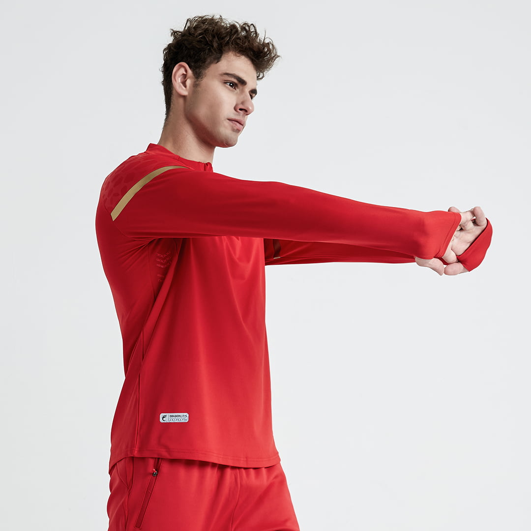 1/4 Half Zip Draken Gen 4- AT233AAAC3 red