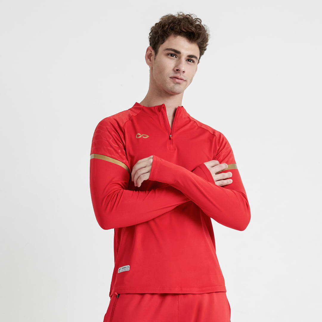 1/4 Half Zip Draken Gen 4- AT233AAAC3 red