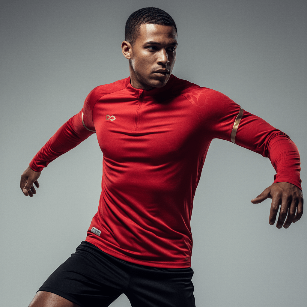 1/4 Half Zip Draken Gen 4- AT233AAAC3 red
