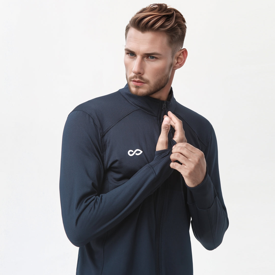 Stand Collar Training Jersey Primara - AT233AAVG3 navy