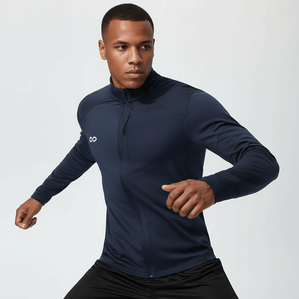 Stand Collar Training Jersey Primara - AT233AAVG3 navy