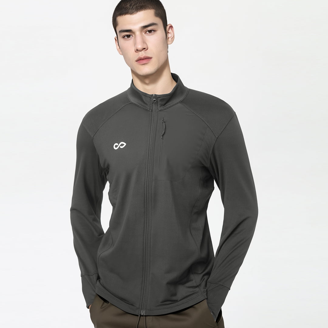 Stand Collar Training Jersey Primara - AT233AAVG3 silver