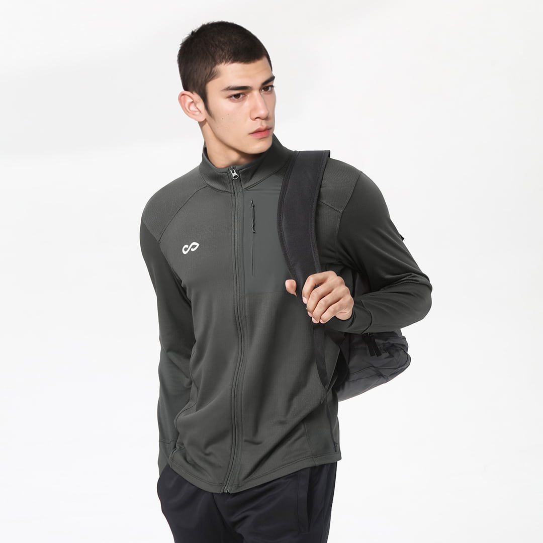 Stand Collar Training Jersey Primara - AT233AAVG3 silver