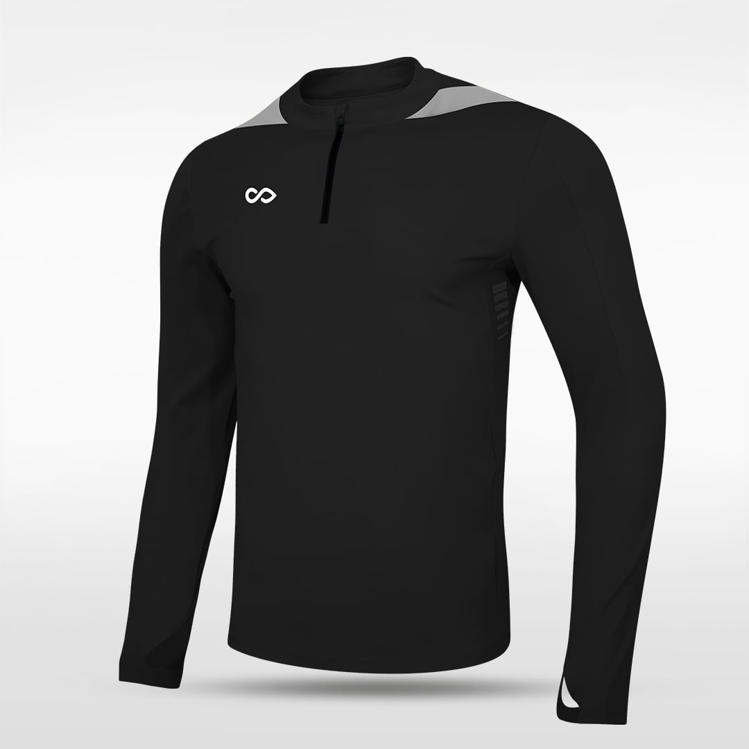 1/4 Half Zip Glaciurbara - AT233ATJF3 black