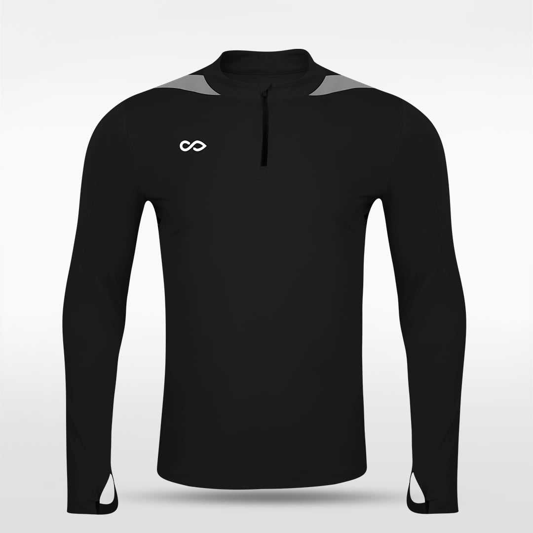 1/4 Half Zip Glaciurbara - AT233ATJF3 black