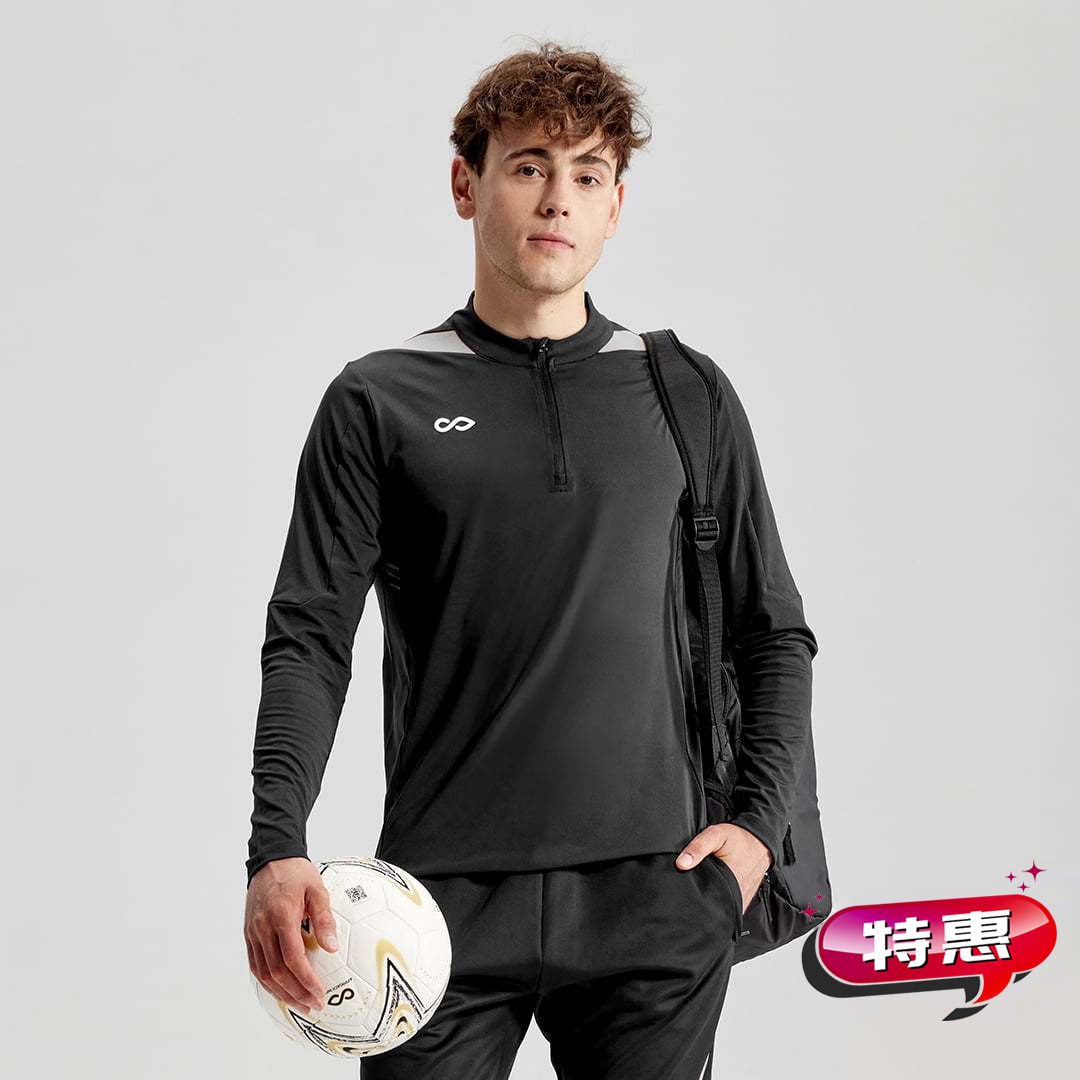 1/4 Half Zip Glaciurbara - AT233ATJF3 black