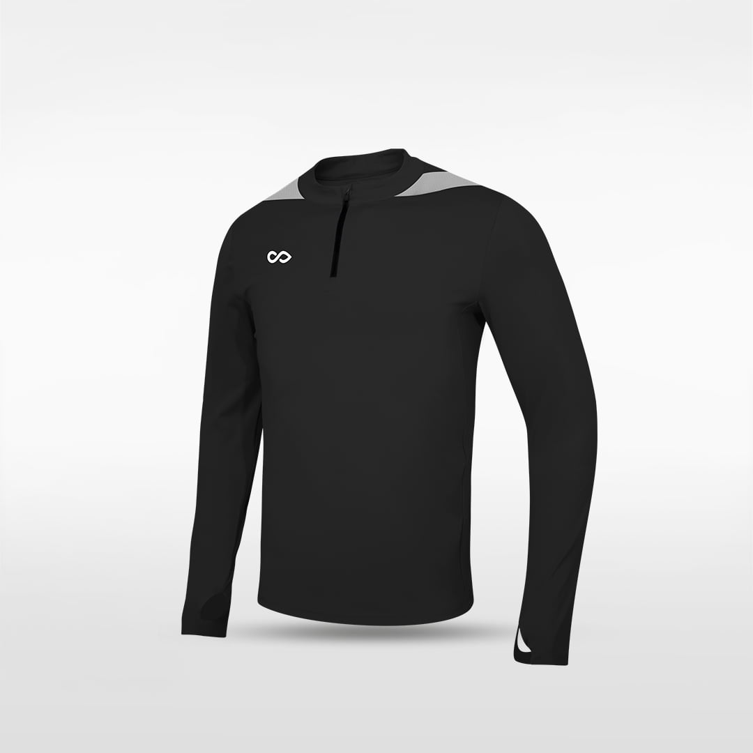 kid 1/4 Half Zip Puerara Gen 3 - AT233ATJF8 black