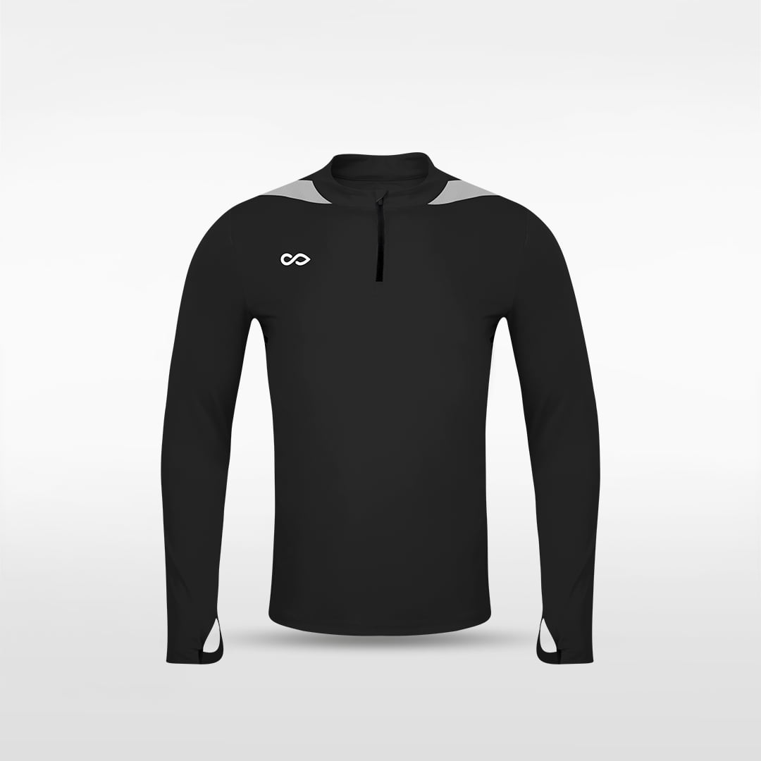 kid 1/4 Half Zip Puerara Gen 3 - AT233ATJF8 black