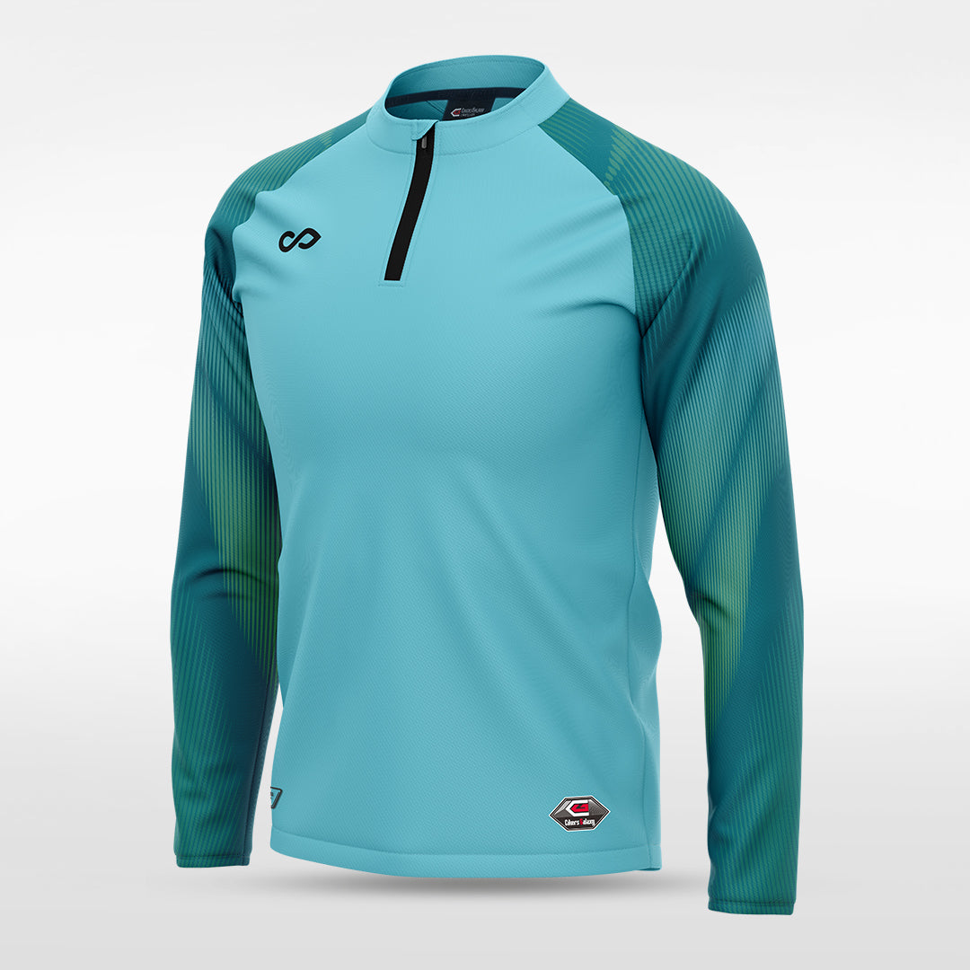 1/4 Half Zip Vanta Series Aurara - AT233XFA3 mediumspringgreen