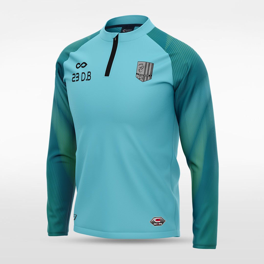 1/4 Half Zip Vanta Series Aurara - AT233XFA3 mediumspringgreen