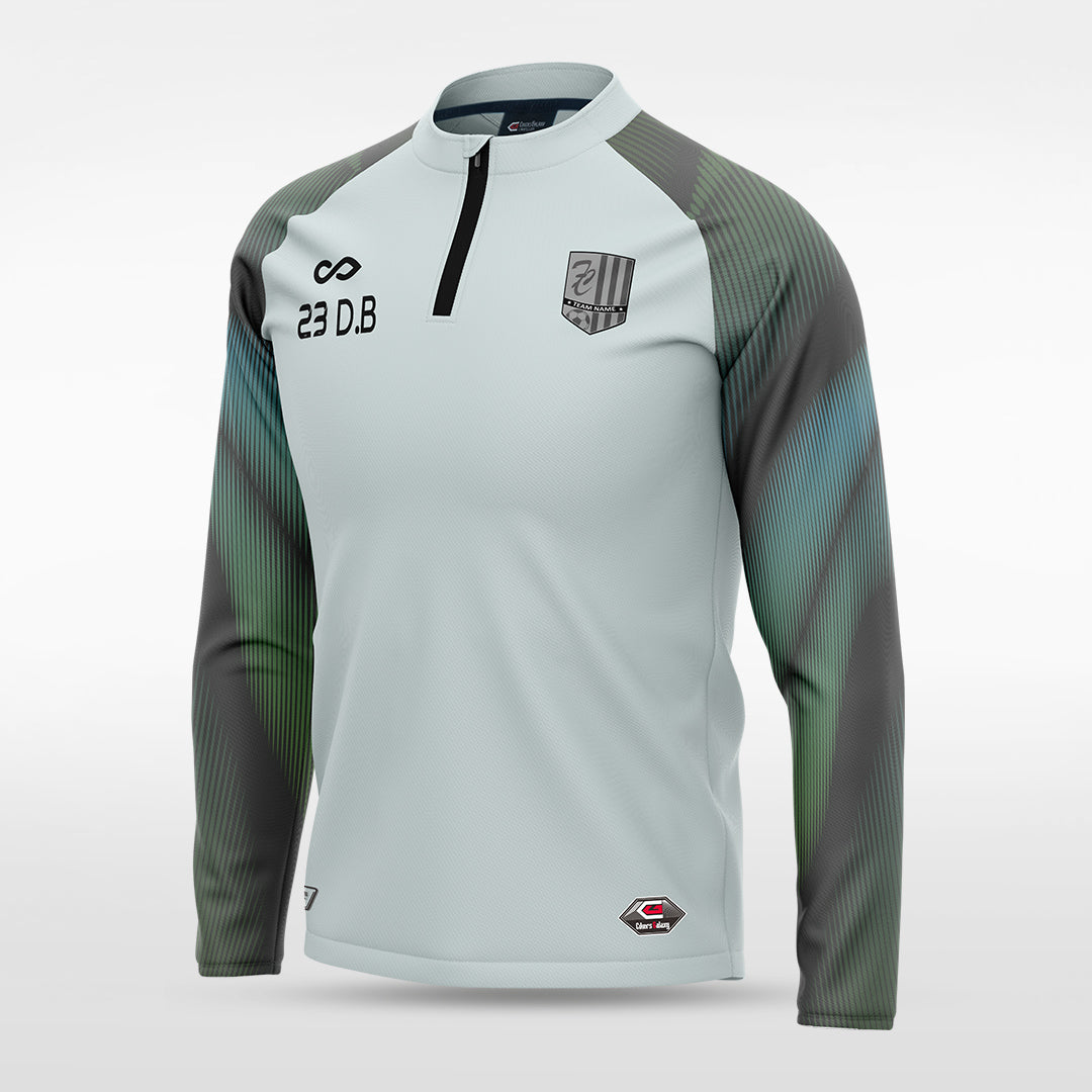 1/4 Half Zip Vanta Series Aurara - AT233XFA3 silver