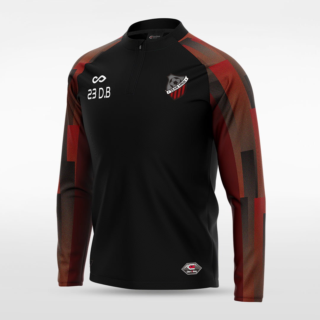 1/4 Half Zip Vanta Series Silvara - AT233XFB3 black