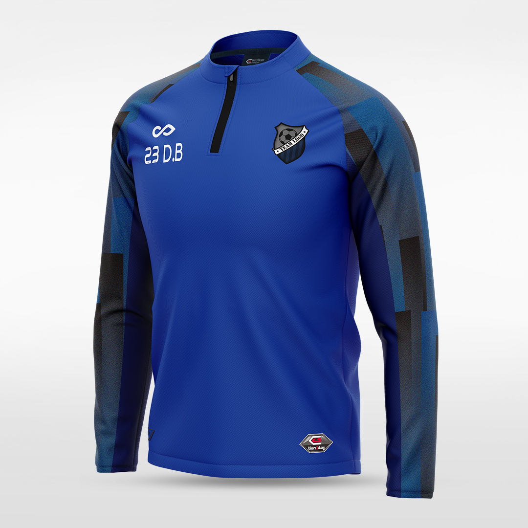 1/4 Half Zip Vanta Series Silvara - AT233XFB3 blue