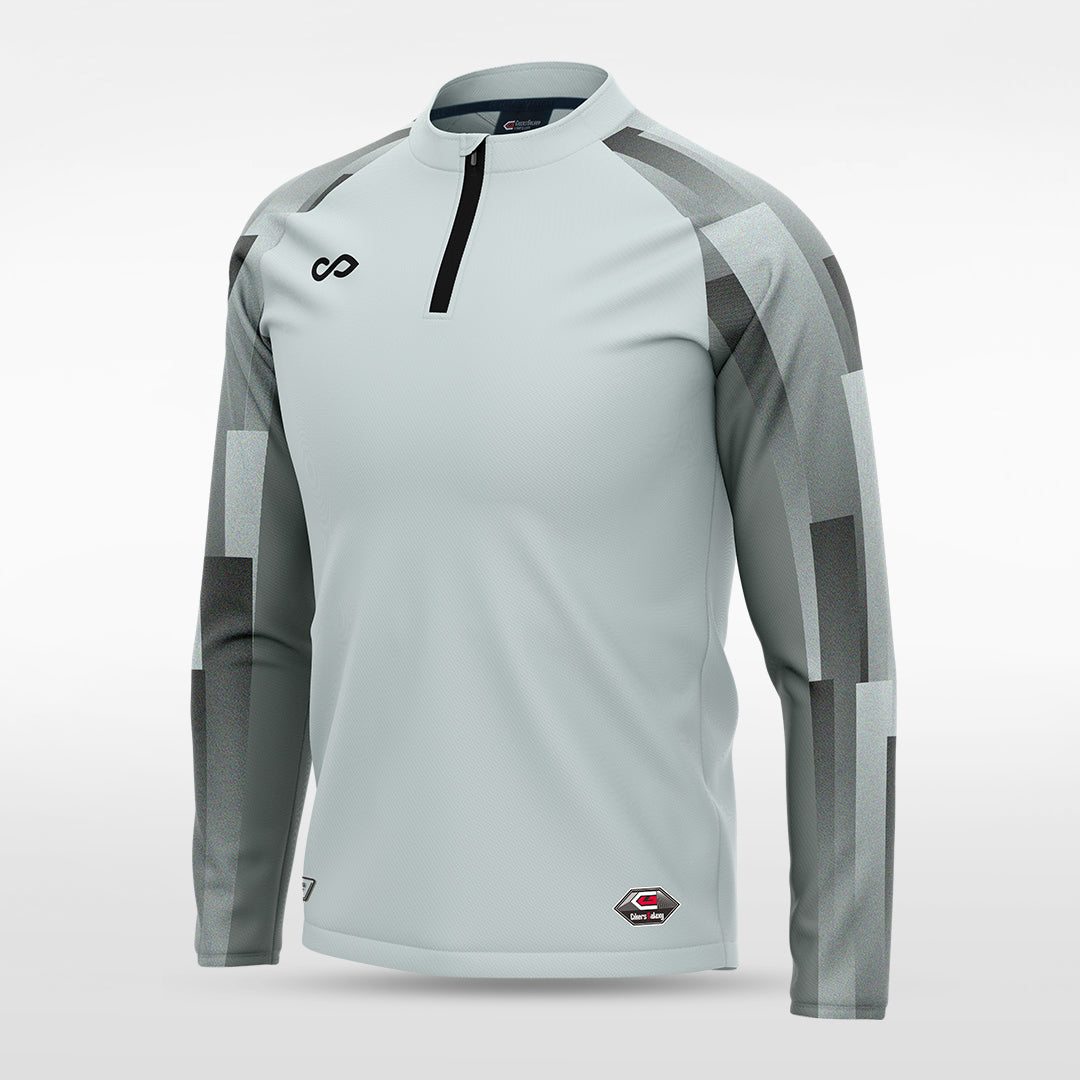 1/4 Half Zip Vanta Series Silvara - AT233XFB3 silver