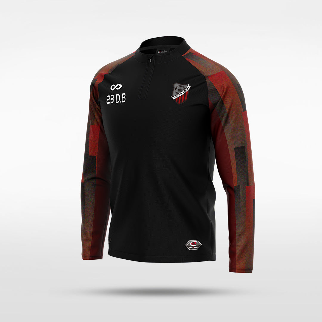 kid 1/4 Half Zip Vanta Series Silvara - AT233XFB8 black