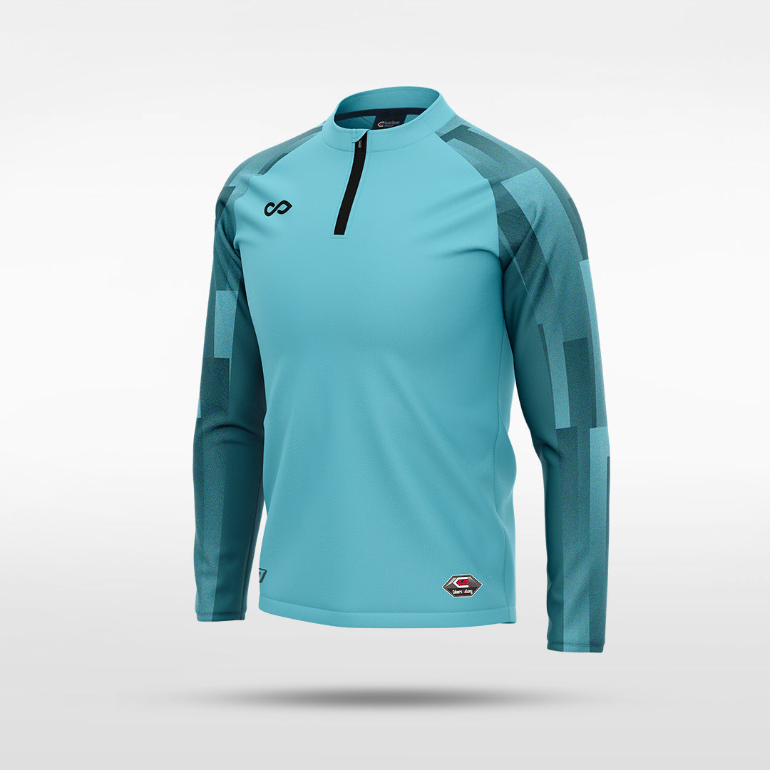 kid 1/4 Half Zip Vanta Series Silvara - AT233XFB8 mediumspringgreen