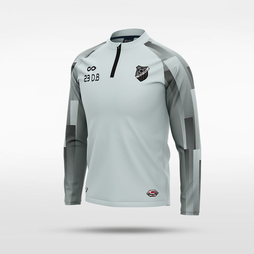 kid 1/4 Half Zip Vanta Series Silvara - AT233XFB8 silver