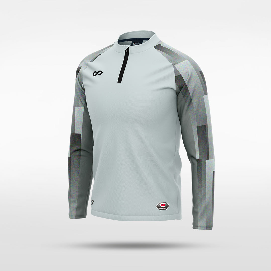 kid 1/4 Half Zip Vanta Series Silvara - AT233XFB8 silver