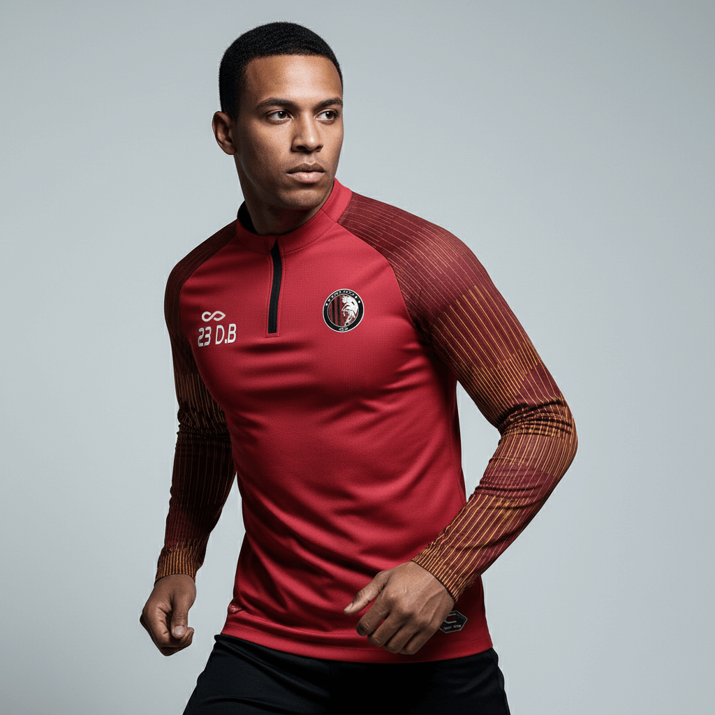 1/4 Half Zip Vanta Series Stellara - AT233XFC3 red