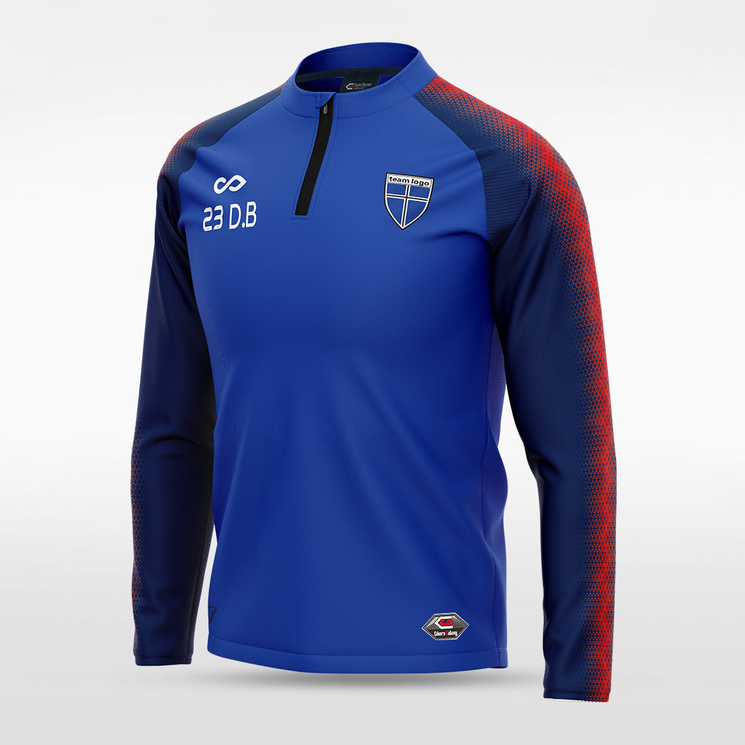 1/4 Half Zip Vanta Series Lumin - AT233XFD3 blue