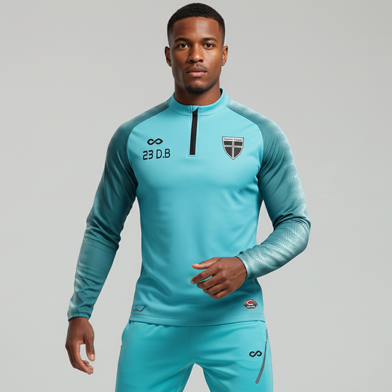 1/4 Half Zip Vanta Series Lumin - AT233XFD3 mediumspringgreen