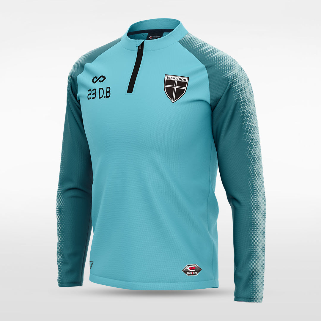 1/4 Half Zip Vanta Series Lumin - AT233XFD3 mediumspringgreen
