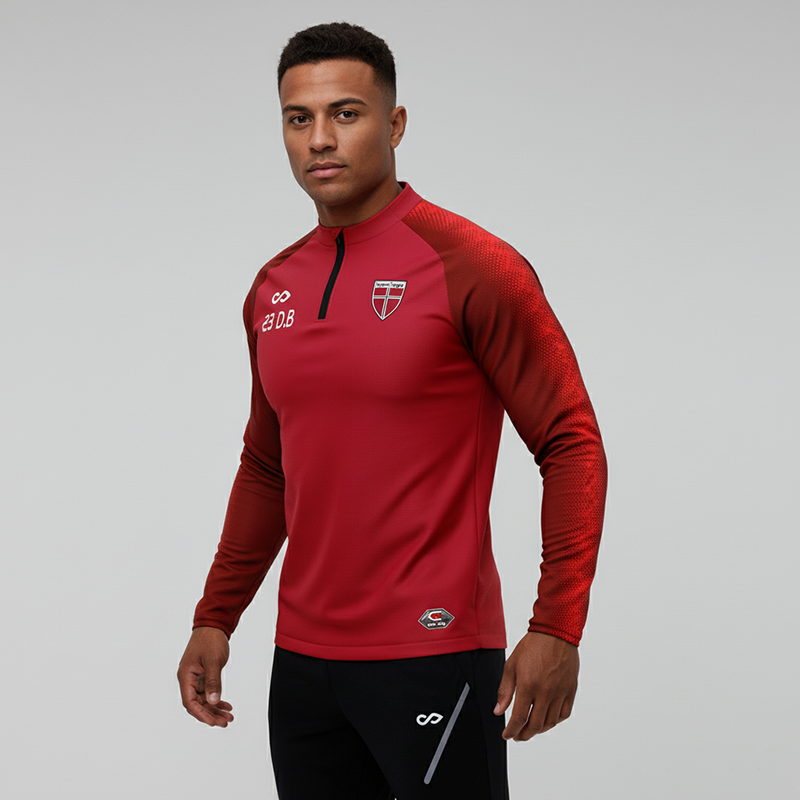 1/4 Half Zip Vanta Series Lumin - AT233XFD3 red