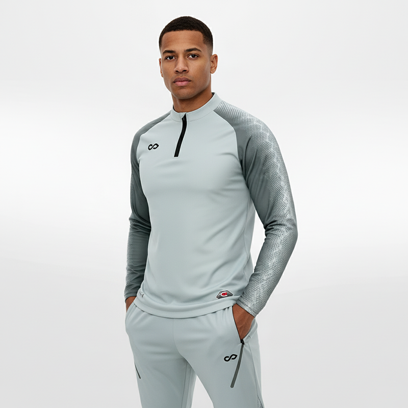 1/4 Half Zip Vanta Series Lumin - AT233XFD3 silver