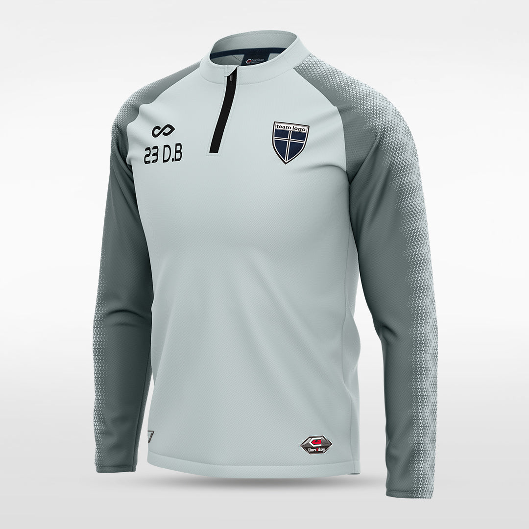 1/4 Half Zip Vanta Series Lumin - AT233XFD3 silver